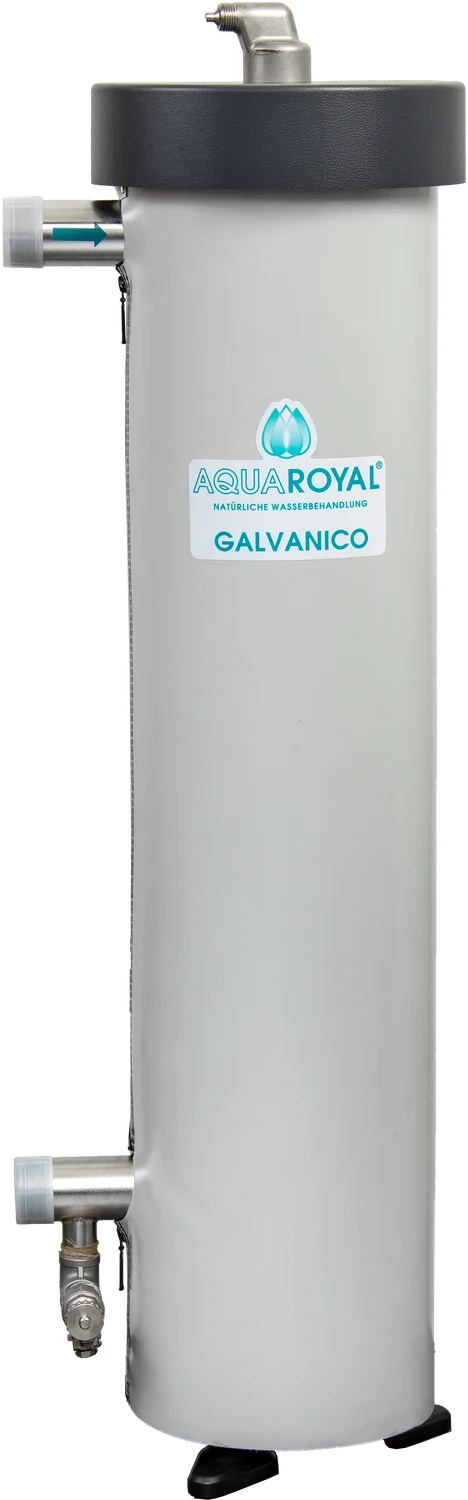 Galvanico Gerät, Seitenansicht